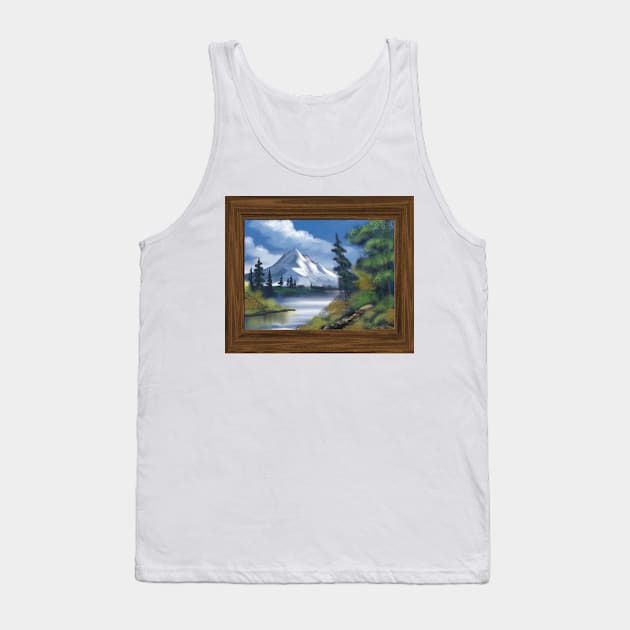 Bob Ross Esque Tank Top by LAHWF